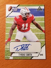 2021 Leaf Pro Set College Autographs #PSTS3 Tyreke Smith Ohio State