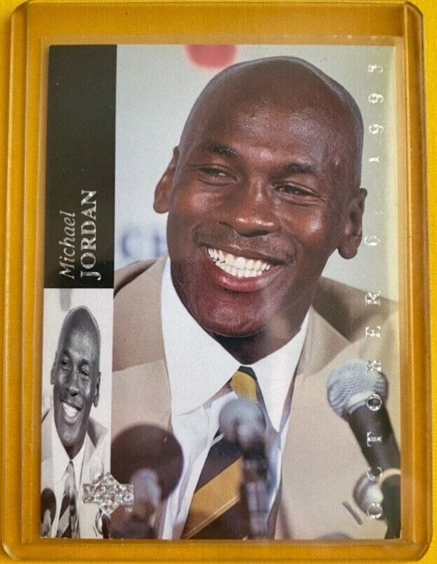 Upper Deck SE MJR1 Michael Jordan NBA Retirement Baseball 10-6-93