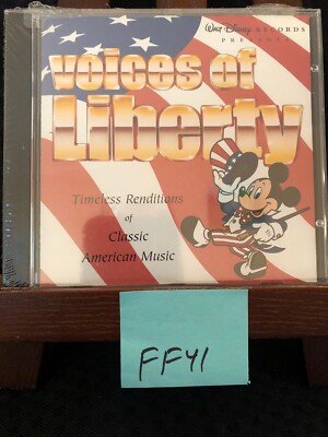 DISNEY: VOICES OF LIBERTY TIMELESS RENDITIONS OF CLASSICS CD MICKEY MOUSE! NEW!