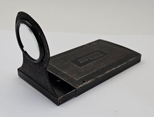 ANCIENNE LOUPE VISIONNEUSE DIAPOSITIVE DE MARQUE SCOPER EN TOLE NOIRE