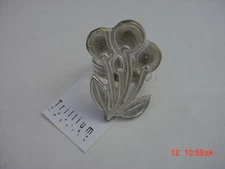 6  Silver-Color   Cherries  Napkin  Rings  NEW