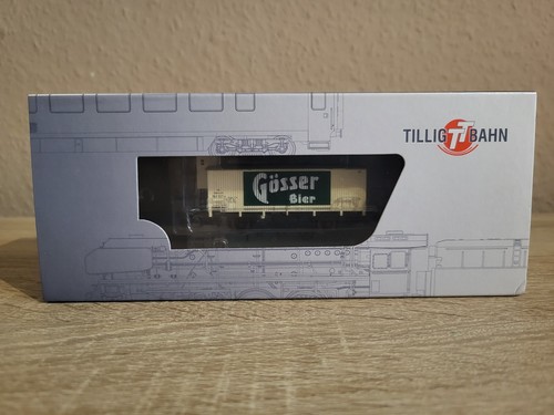 Tillig TT Bahn 17393 Kühlwagen Gösser Bier eingestellt bei der BBÖ Ep. II  Neu | Zustand: Neu