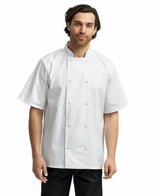 Artisan Collection by Reprime Unisex Studded Front Chef Coat RP664 S-3XL
