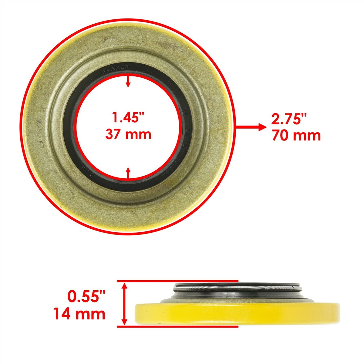 Front or Rear Differential Oil Seal fits Can Am 705401481 