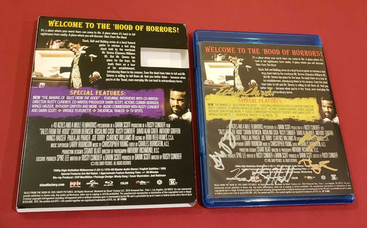 RARE Tales From The Hood Blu-ray SIGNED x11 Collector's Edition