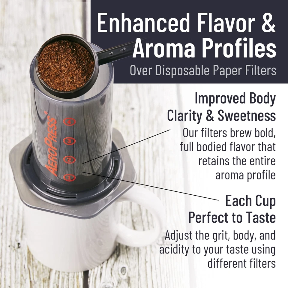 Juego de filtros reutilizables de 3 piezas de malla metálica de acero inoxidable metal fino ultrafino F Foto 3 de 4