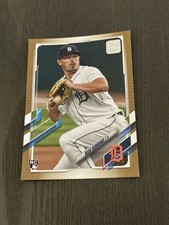 2021 Topps Gold /2021 #123 BEAU BURROWS Detroit Tigers Baseball Card Rookie RC