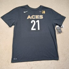 NWT Las Vegas Aces Kayla McBride T Shirt Mens 2XL XXL Black Nike