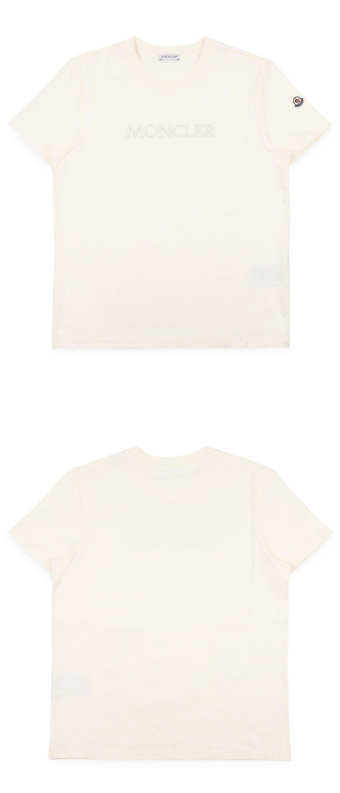 Moncler Women's Tonal Logo Cotton T-Shirt 152160740 thumbnail 3