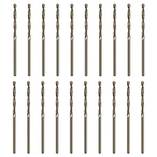 1/32" Cobalt Drill Bit Set, 20Pcs M35 High Speed Steel Jobber Length Drill Bit K