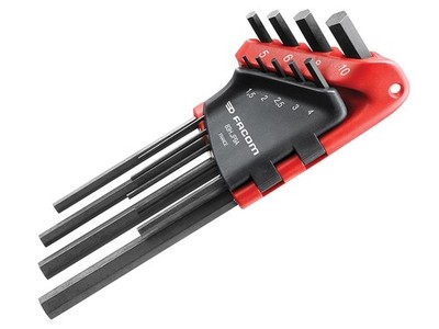 Facom - 83H.JP9A Metric Hexagon Key Long Arm Set, 9 Piece