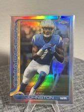 Topps Chrome Quentin Johnston Los Angeles Chargers NFL Rookie Card #159 2025