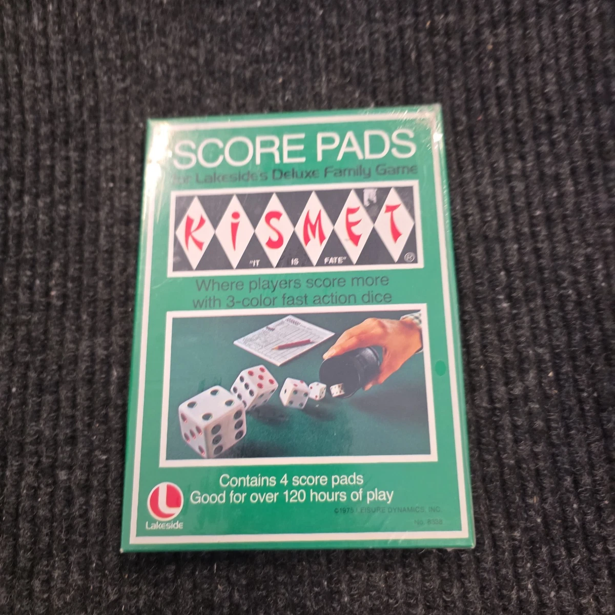 Dice Games 100 Award Vintage Manufacture Board & Traditional Games
