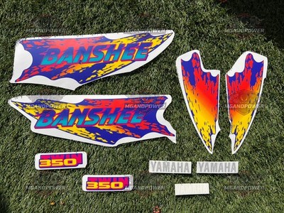 Vinyl decal graphics kit 14MIL sticker Yamaha Banshee BLUE 1994