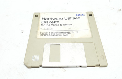 NEC 819-074BSU-7025 Diskette Hardware Utilities, FLOPPY DISK REV 01