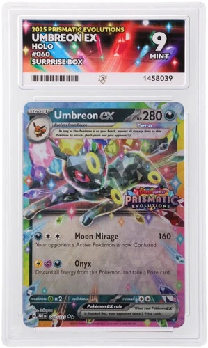 2025 Pokemon PRE EN Surprise Box #060 Umbreon ex ACE 9 MINT