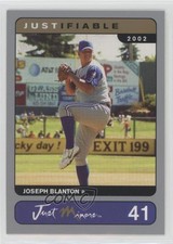 2002 Just Minors Justifiable Silver Joe Blanton #41 Auto 0il7