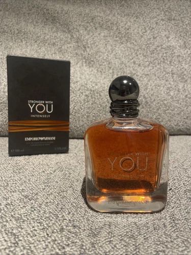 Emporio Armani Stronger With You Intensely Eau de Parfum 100ml-sprayed Once - Picture 1 of 3