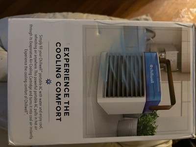 Chillwell Portable AC Cordless USB Rechargeable Open Box - Used once. 