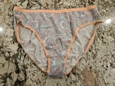 Victoria  s Secret Signature Logo Waistband Cotton High-Leg Brief Panty XL