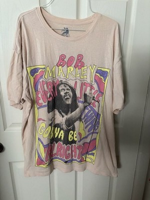 Zion Rootswear Bob Marley Every Little Thing Gonna Be Alright T-Shirt Size L/XL