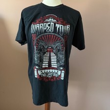 Camiseta de concierto vintage Vans Warped Tour 2012 '¿The Last One?' Negro Talla Grande