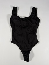 Missguided Square Cotton Jersey Bodysuit Sz 2