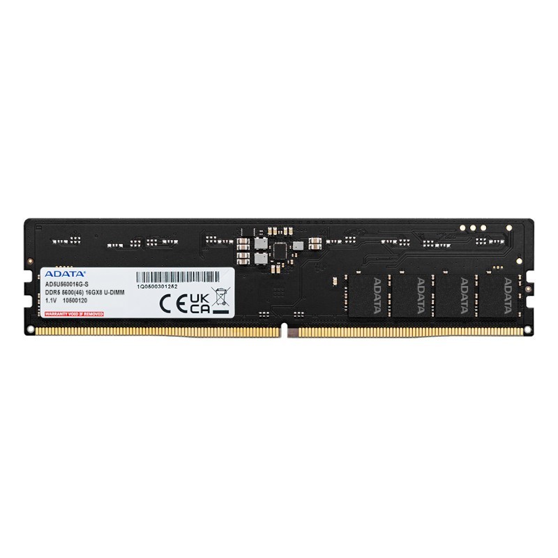 Adata DDR5 DIMM 16GB AD5U560016G-S 288-pin 5600MHz Memory RAM 1.1V