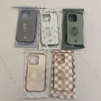iPhone 15 pro max Loopy Case Lot With Dust Covers - Non Smoking | eBay
