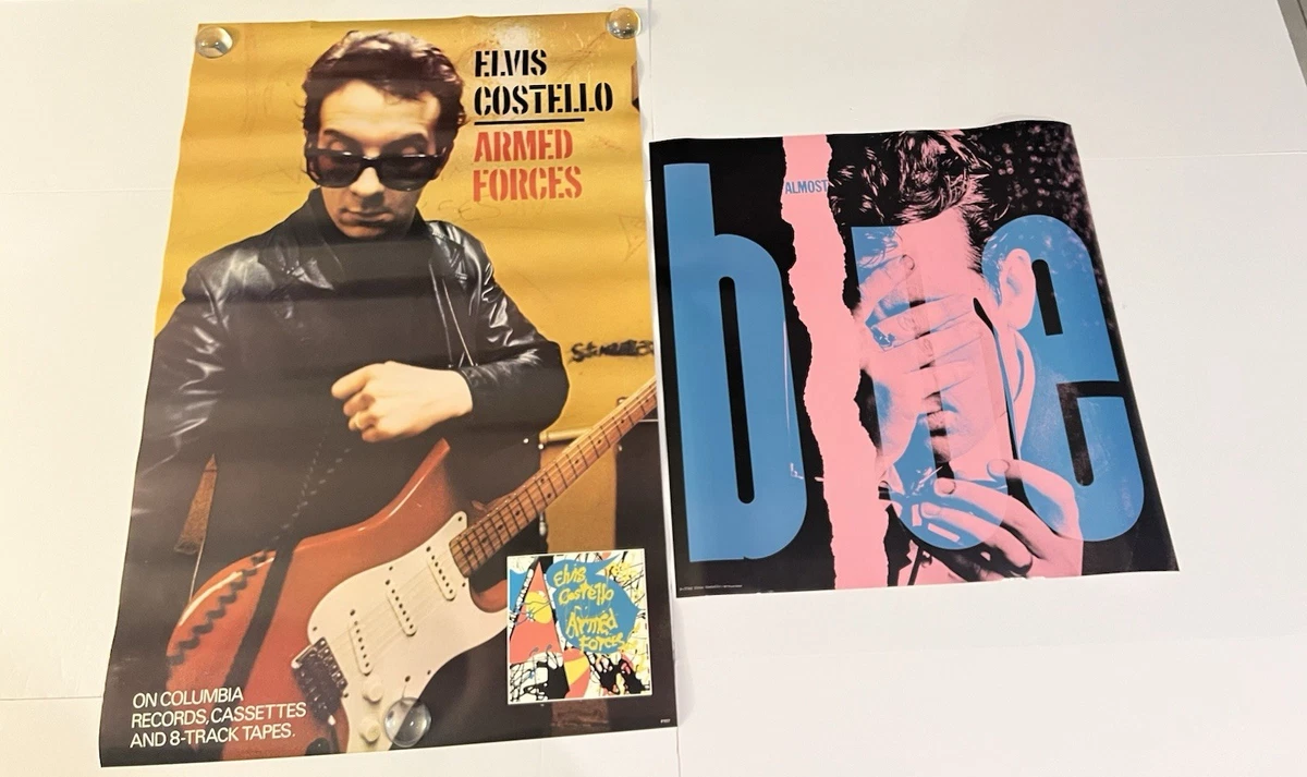 エルビス コステロ GET HAPPY‼ 1980年 超貴重プロモポスター 美品 THE