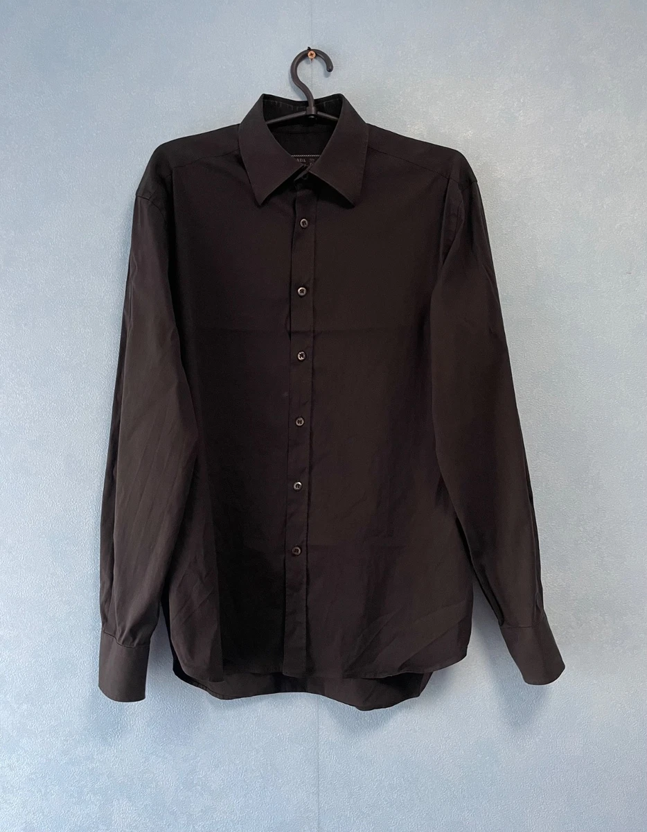 PRADA Long Sleeve Black Shirts for Men for sale | eBay