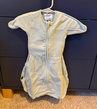 HALO SleepSack SwaddleStretch Swaddle 0-3 Months Calm Sage