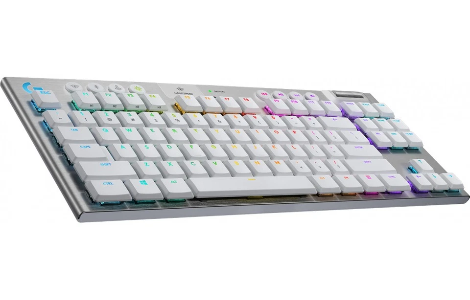 Logitech - G915 LIGHTSPEED TKL Inalámbrico Mecánico GL Interruptor Táctil Juegos