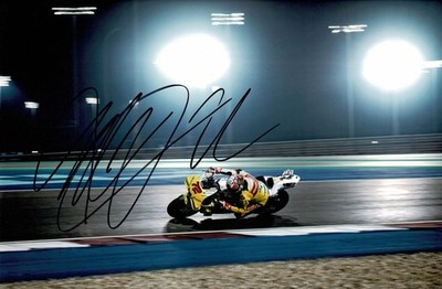Marco Bezzecchi #72 22-24 Mooney VR46 Racing MotoGP Fahrer signiert 12x8 Foto + COA