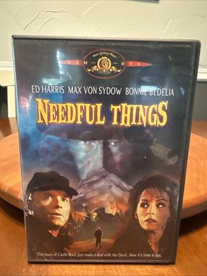 Needful Things (DVD, 1993, Widescreen) Stephen King, Ed Harris
