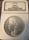 1881-S Morgan Silver Dollar NGC MS64 San Francisco Mint