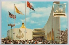 Vatican Pavilion New York World s Fair 1964-65 Unisphere Postcard Dexter