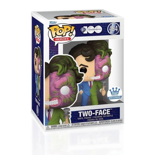 Two-Face Flipping Coin Funko Pop! DC Exclusive Vinyl Figure #484 with Case