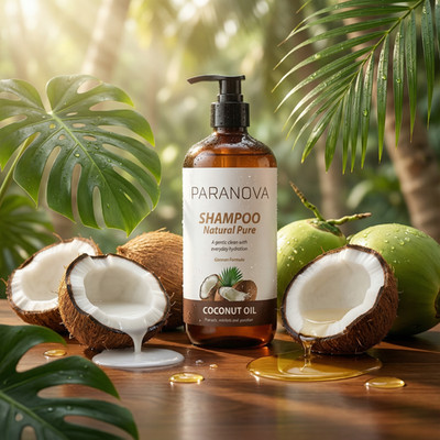 Coconut Shampoo PARANOVA   Deep Hydration & Healthy Shine (500ml