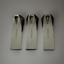 Three Samsung BAR Plus 64GB USB 3.1 Flash Drive 400MB/s Lot Of 5    Tested 