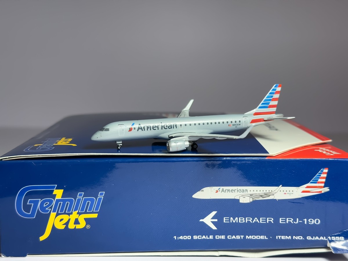 Gemini Jets 1 400 American Airlines Embraer Erj-190 N953uw