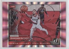 2021-22 Panini Donruss Franchise Features Holo Pink Laser Damian Lillard #14 3pb