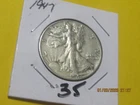1947 50C Walking Liberty Half Dollar