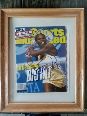 1999 Sports Illustrated: Serena Williams Wins the U.S. Open Autographed W/COA