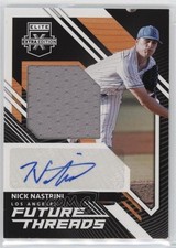 2021 Panini Elite Extra Edition Future Threads Signatures Nick Nastrini Auto 0c4