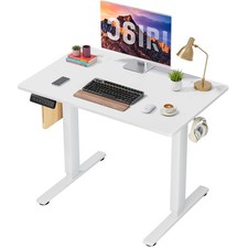 40 x 24 in Electric Standing Desk - Memory Height Adjustable Ergonomic Sit-to...
