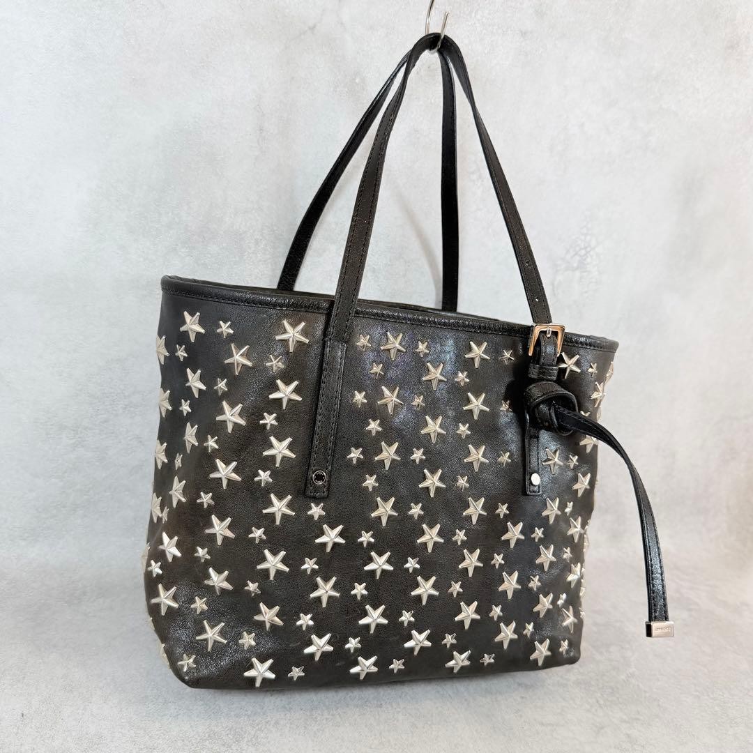 ⭐︎きしー⭐︎JIMMY CHOO ブラック 星柄 ショルダーバッグ⭐︎ s-l1200.jpg