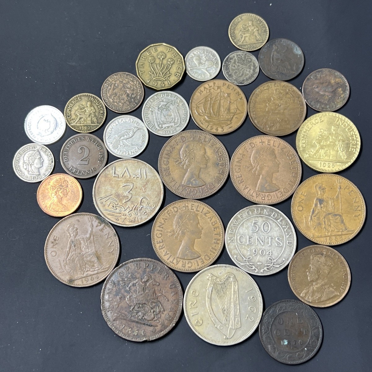 ラオス旧貨幣 セット ラオス旧硬貨×4枚