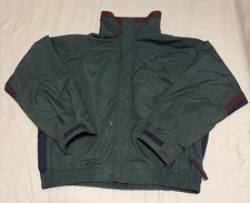 Columbia Bugaboo Ski Jacket Mens XL Green Vintage Colorblock Nylon Shell