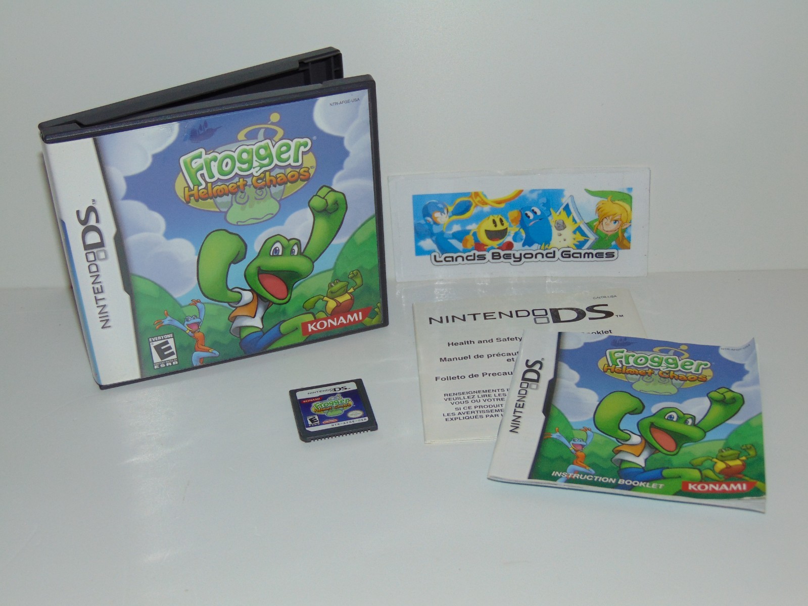 Frogger Helmet Chaos DS Nintendo DS Konami Complete USA Import
